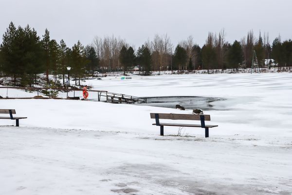 Uimari menossa avantoon