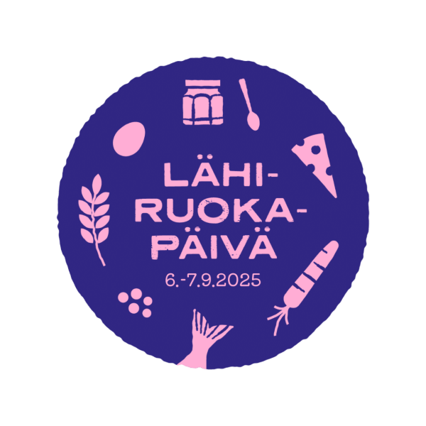 Pyöreä Lähiruoka-logo.