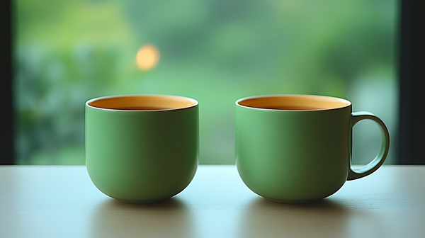 kuvassa kaksi kahvikuppia