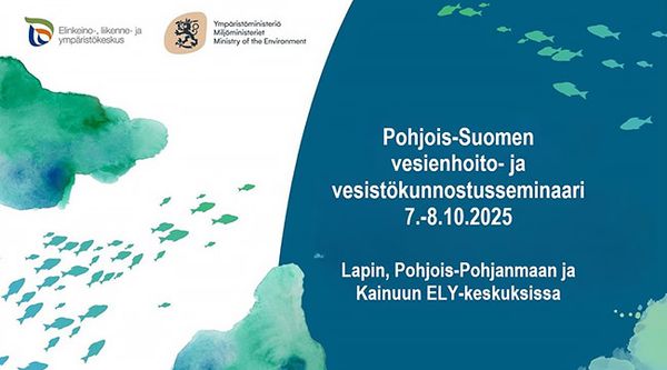 Pohjois-Suomen vesienhoito- ja vesistökunnostusseminaari 7. - 8.10.2025.