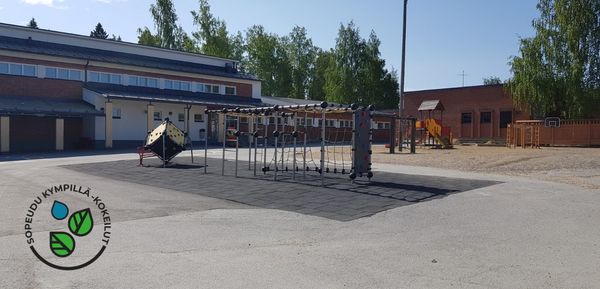 koulun asfaltoitu piha