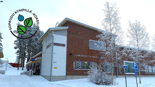 Juankosken päiväkoti talvella