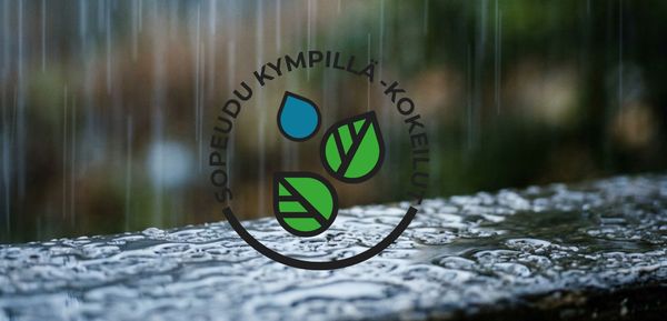 Vettä sataa laudalle