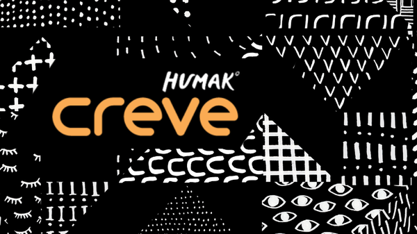Creven logo mustavalkoisella taustalla. 