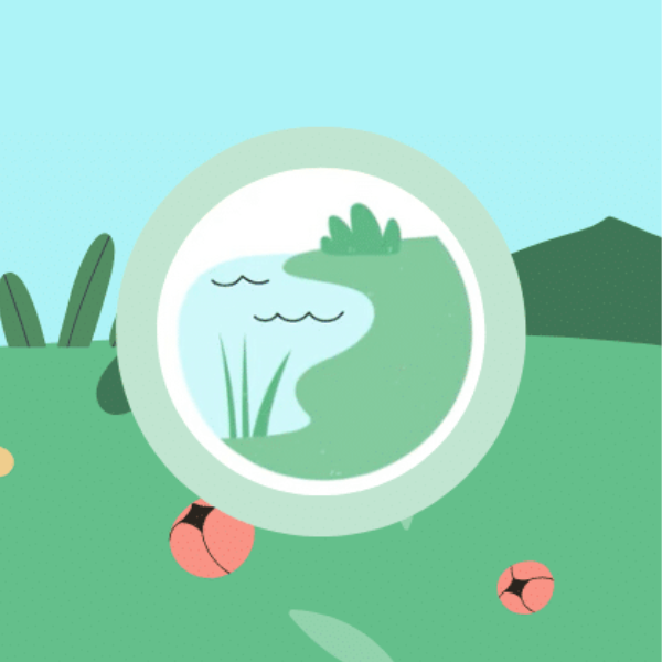 Näytteenottoa järvellä.