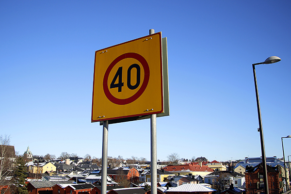 Trafikskylt.