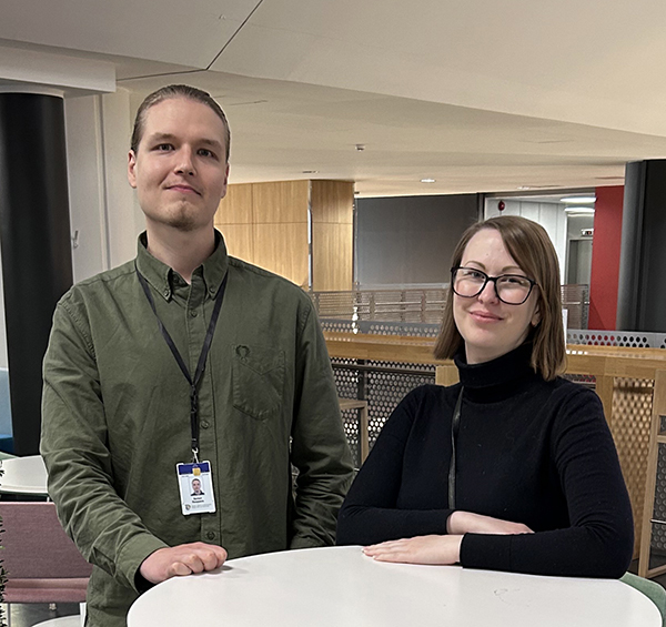 Santeri Raappana och Tiina Iskanius.