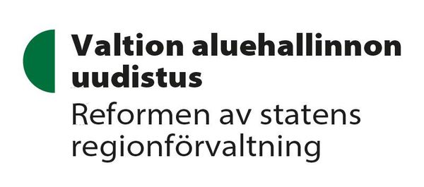 Valtion aluehallinnon uudistuksen logo.