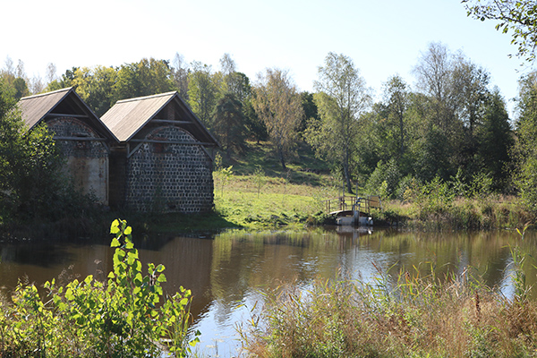Maisema Kosken kalatieltä.
