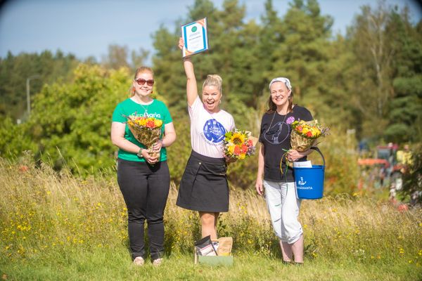 Lähiruokakilpailun finalistit.