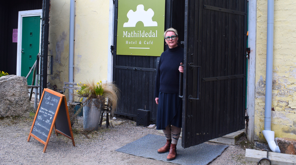 Hotel & Cafe Mathidedalin toimitusjohtaja Krista Gustafsson.