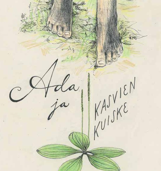 Ada ja kasvien kuiske -kirjan kansikuva.