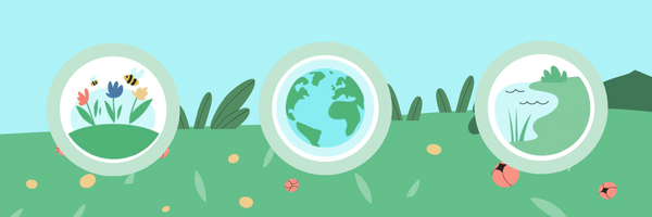 Piirroskuva luonnosta.