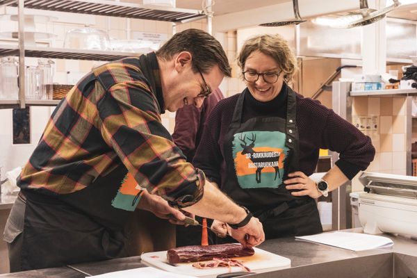 Mikko Mäkimattila och Marika Vahtola.