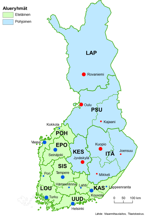 Vesihuoltoyksikön ryhmäjako