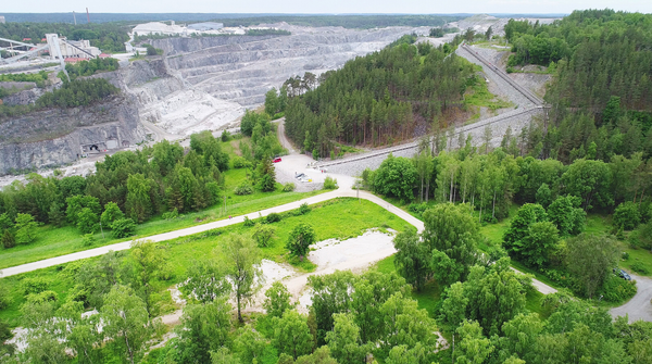 Ilmakuja Pajbackan alueesta Paraisilta.