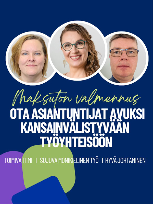 Valmennuksen mainoskuva.