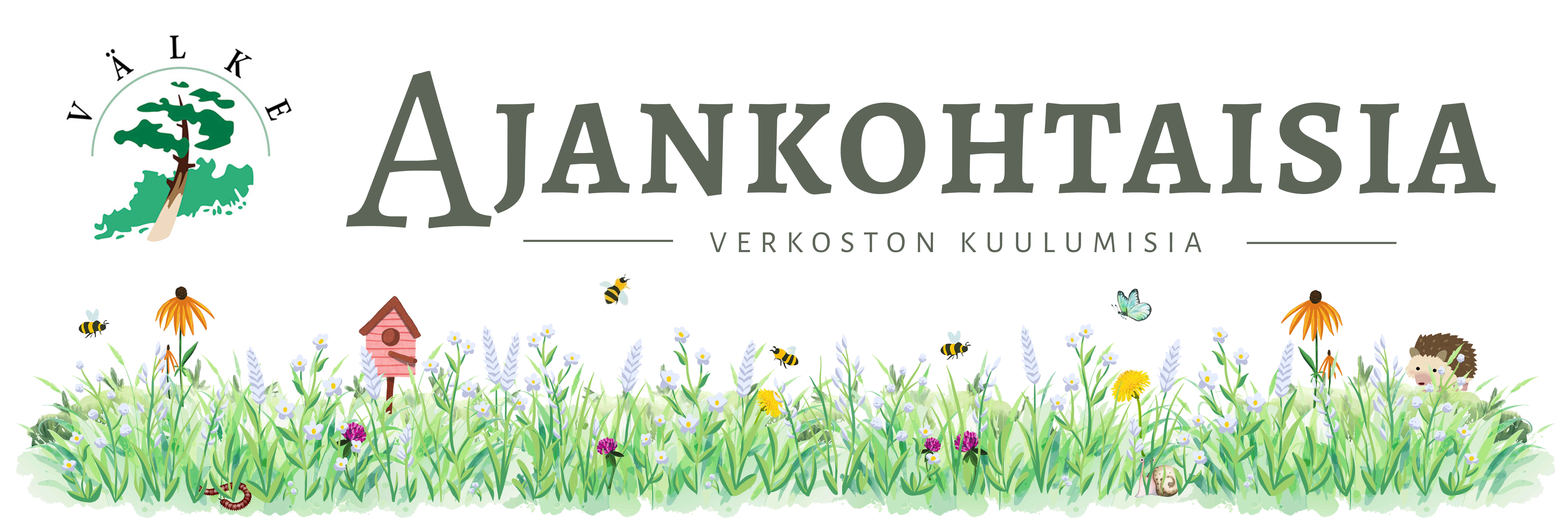 Ajankohtaisia kuulumisia logo.