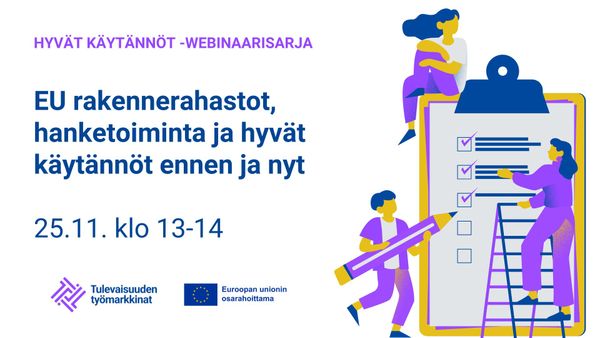 mainoskuva hyvät käytännöt työllisyyden esr-hanketyössä