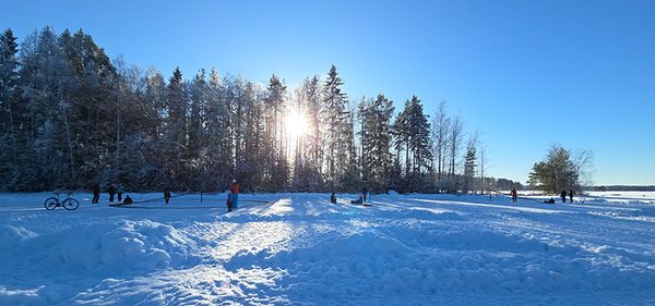Talven viettoa jäällä