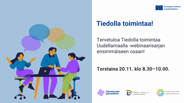 tiedolla toimintaa uudellamaalla