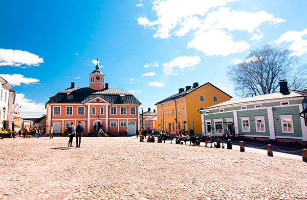 Suomalaista kaupunkimaisemaa.